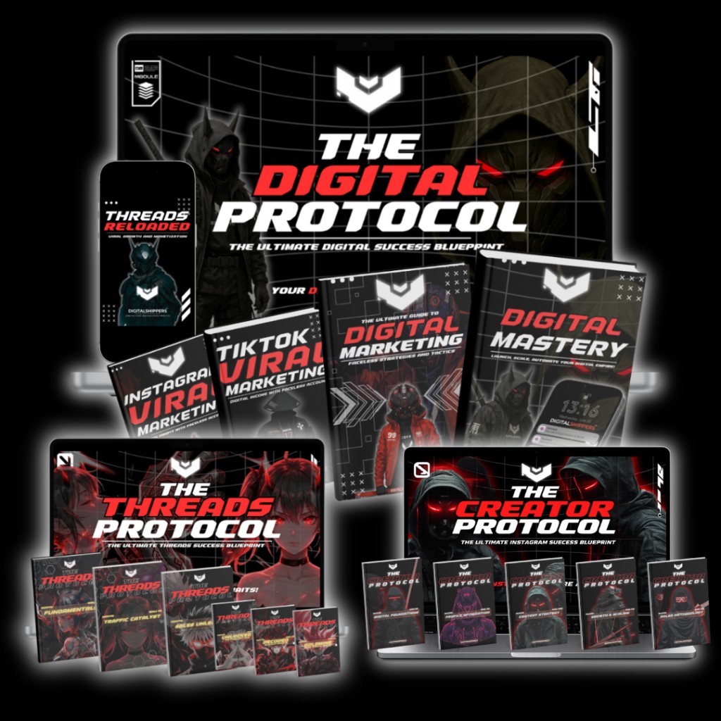 The Complete Protocol bundle with Digital, Threads, and Creator protocols plus bonus ebooks